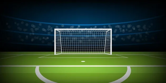 Vị trí khung thành trên sân: tâm khung chính giữa vạch cầu môn theo quy định FIFA