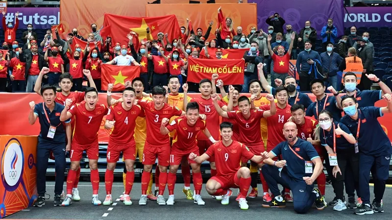 Việt Nam từng dự 2 kỳ FIFA Futsal World Cup.