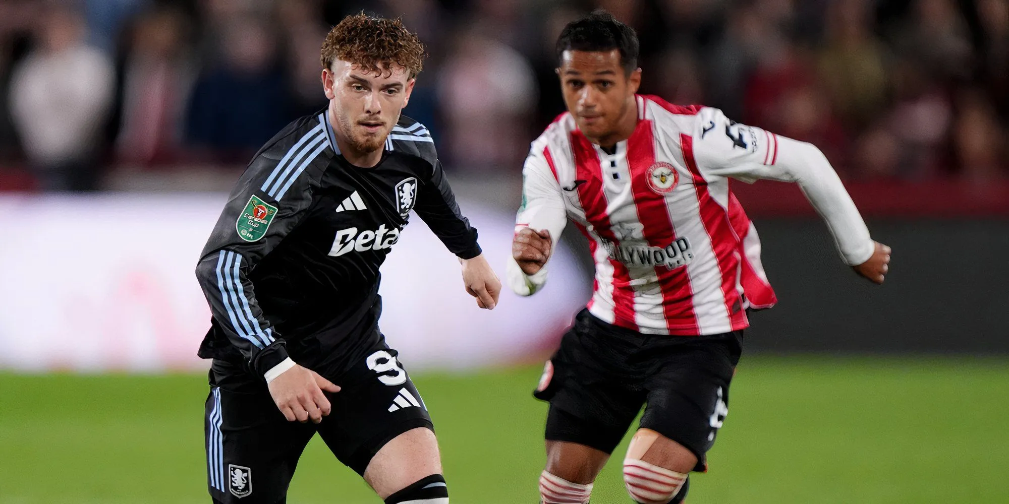 Cầu thủ Brentford trong trận đấu chiến thắng trước Manchester United