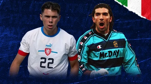 Louis Buffon trong màu áo đội tuyển trẻ