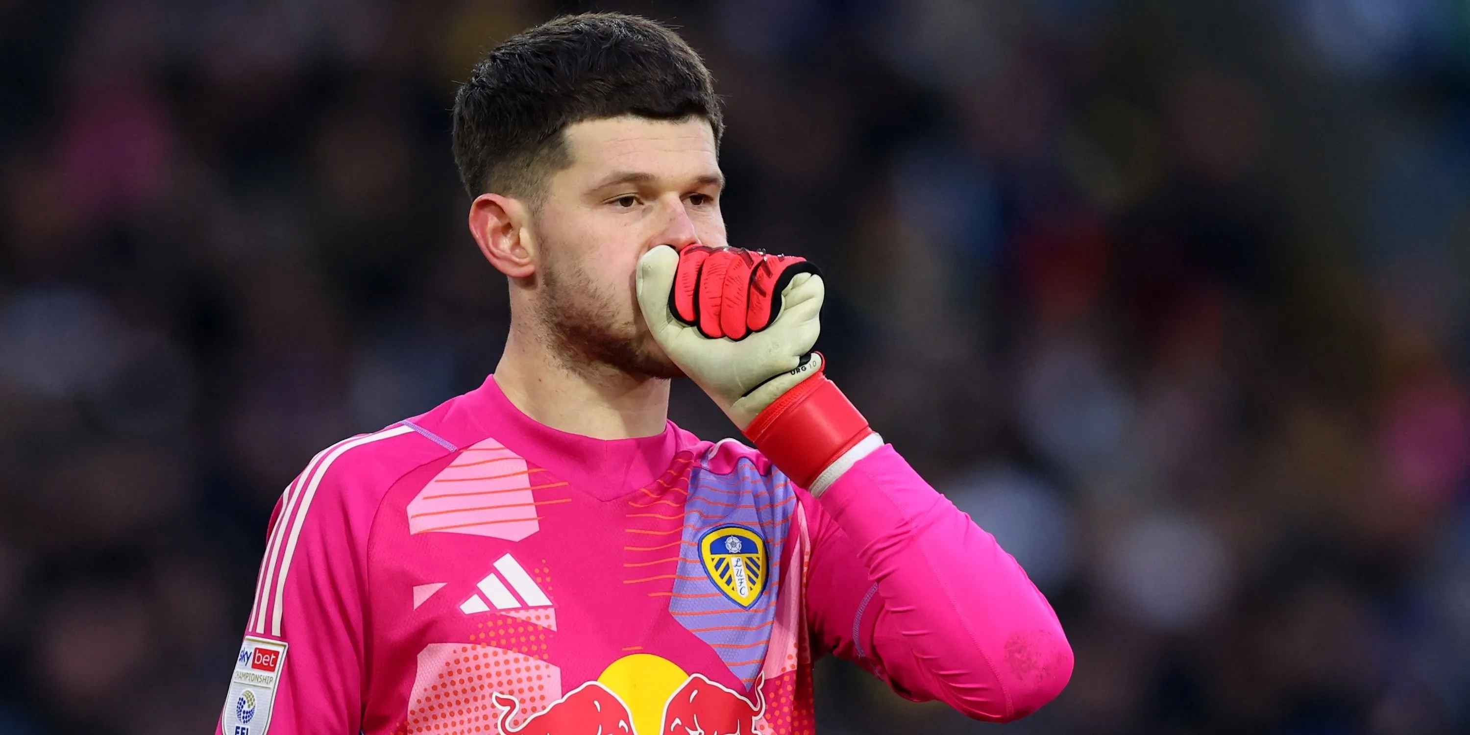 Meslier trong hình ảnh phản ánh những giây phút tối tăm tại Leeds United